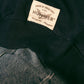 Felpa aviation blu in jersey di cotone biologico