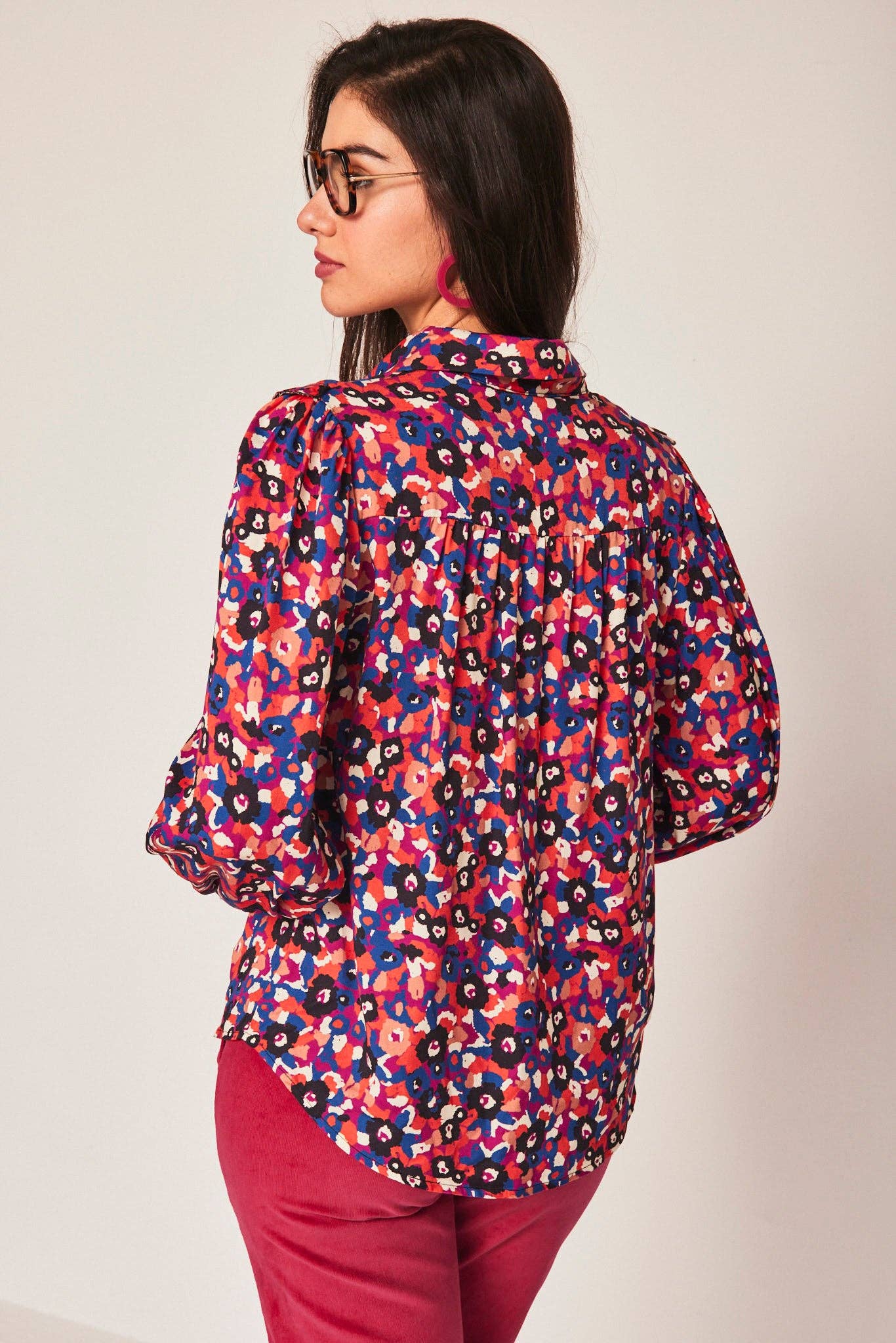 Camicia Cockatoo Mix con stampa floreale