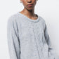 Maglione in lana con lavorazione a trecce