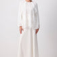 Blusa in chiffon a balze stratificate elegante