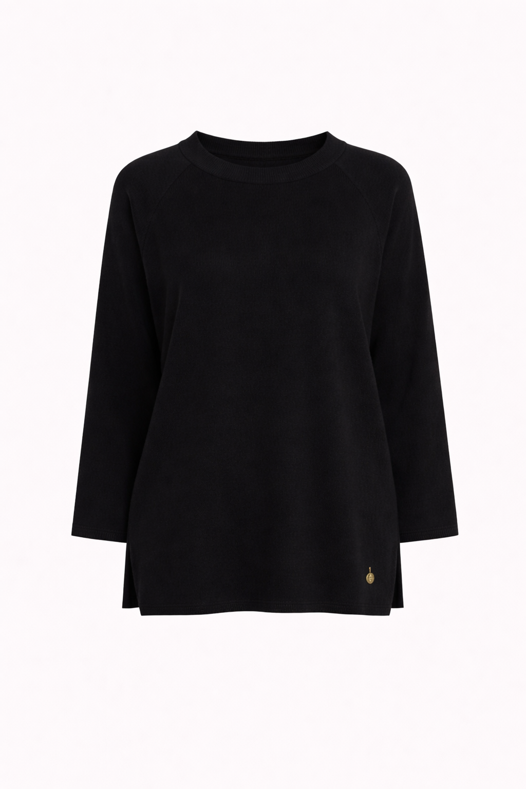 Jersey donna relaxed fit con spacchi laterali