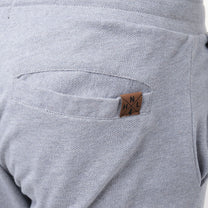 Bermuda Uomo in Piquet con Coulisse Grigio