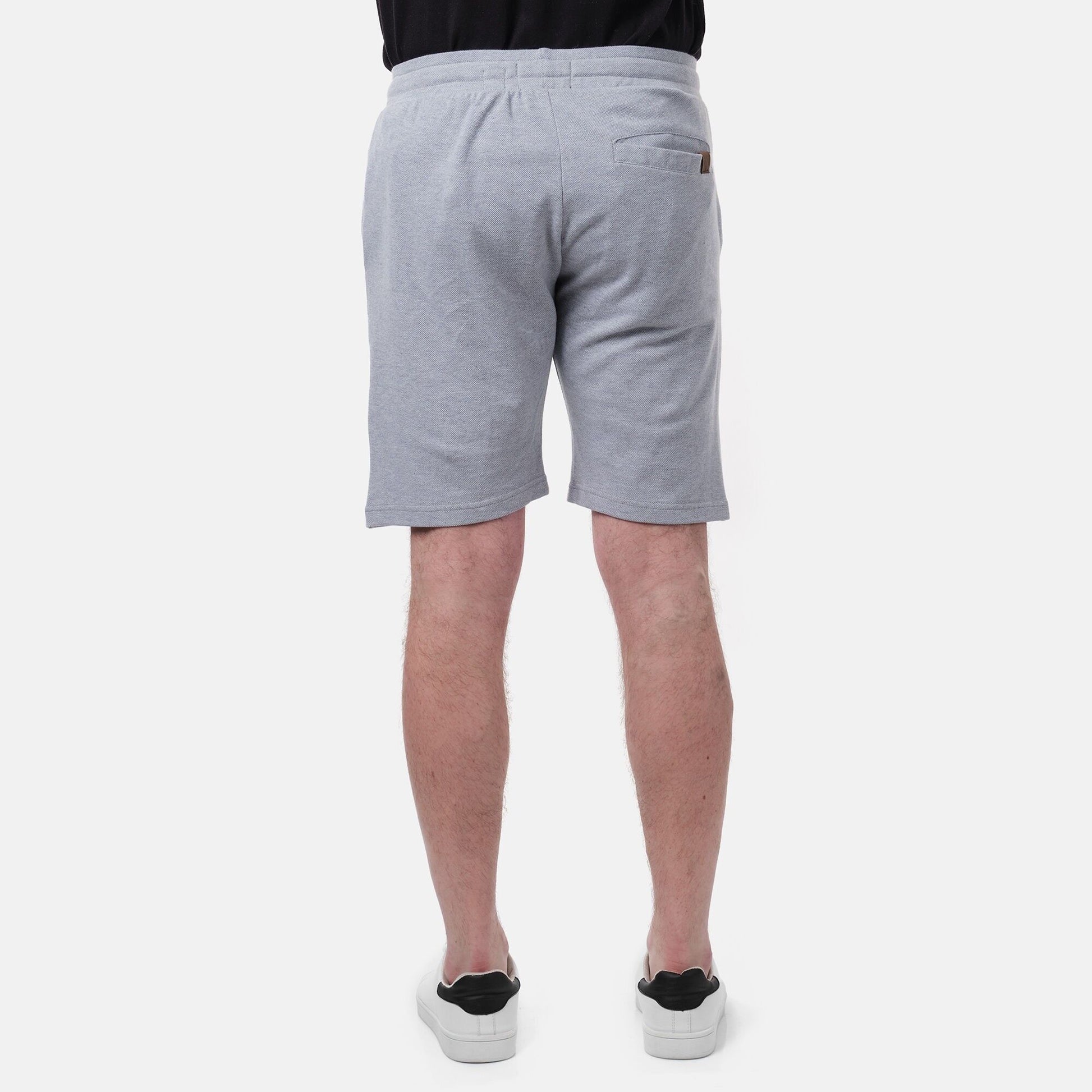 Bermuda Uomo in Piquet con Coulisse Grigio