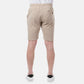Bermuda uomo in piqué tinta unita color taupe