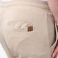 Bermuda uomo in piqué tinta unita color taupe