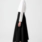 Body camicia in misto cotone con colletto sartoriale