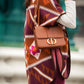 Mantella jacquard etnica oversize