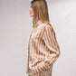 Camicia in raso a righe