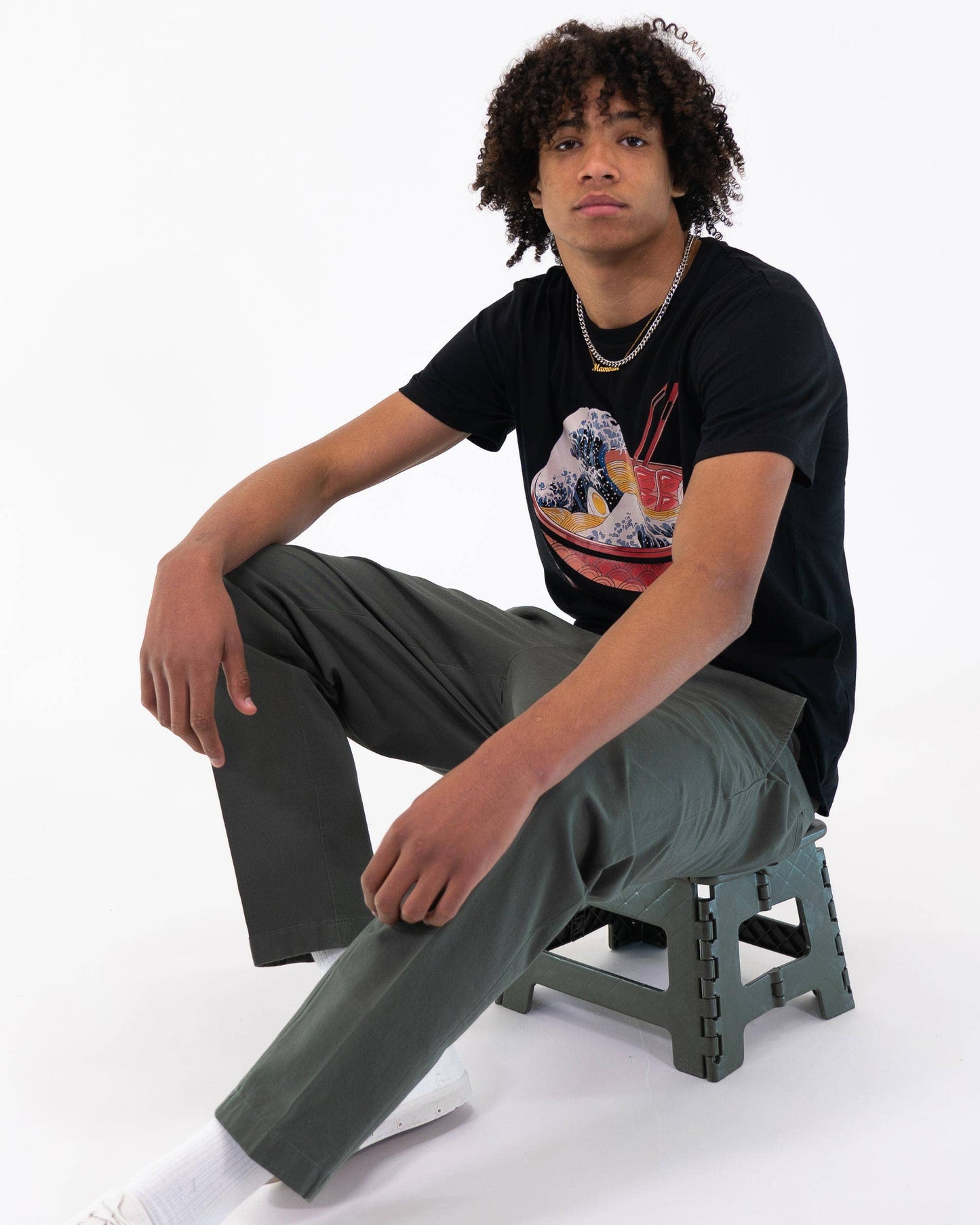 T-shirt Ramen Wave con grafica manga