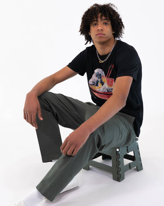T-shirt Ramen Wave con grafica manga