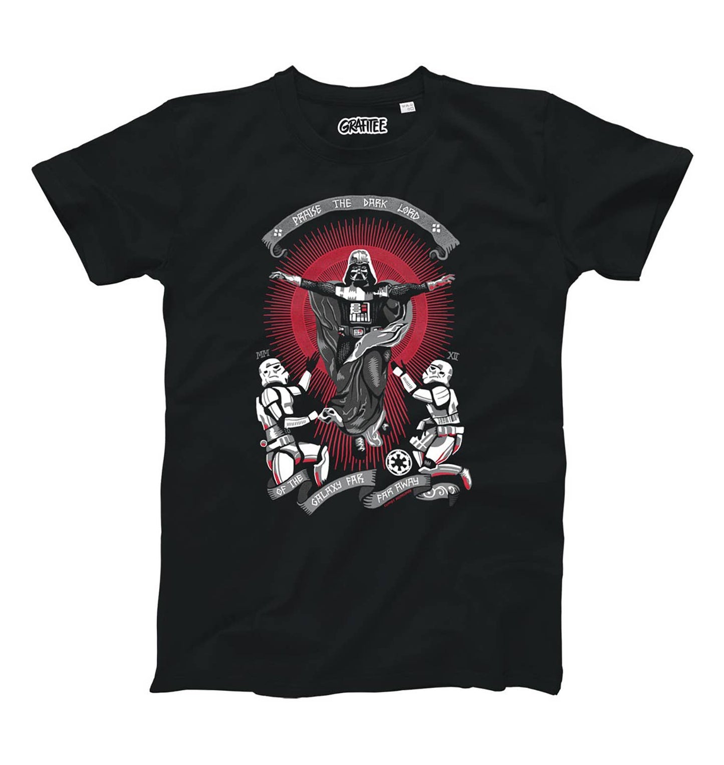 T-shirt grafica Dark Lord Star Wars in cotone biologico