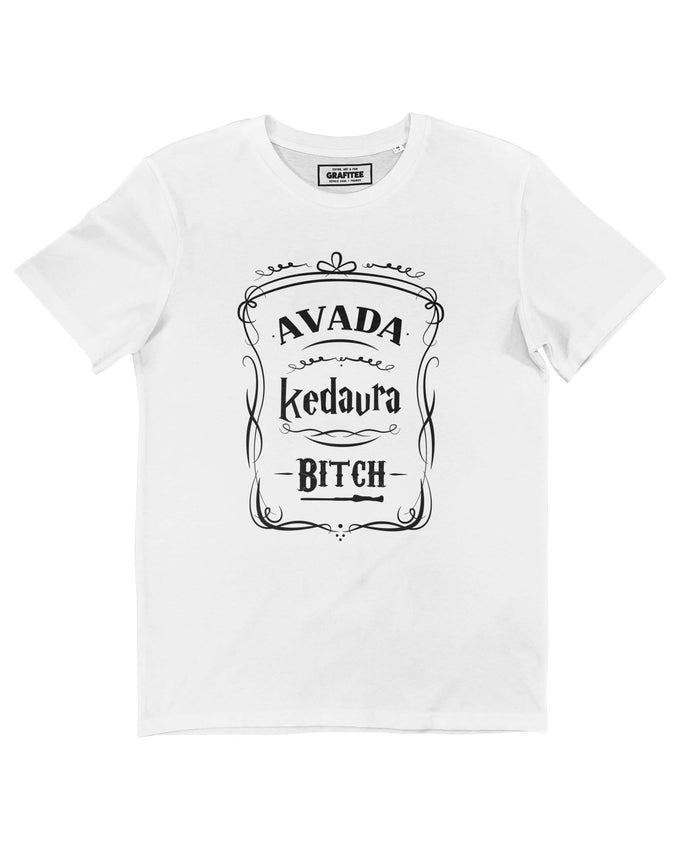 T-shirt unisex in cotone biologico con stampa Avada Kedavra