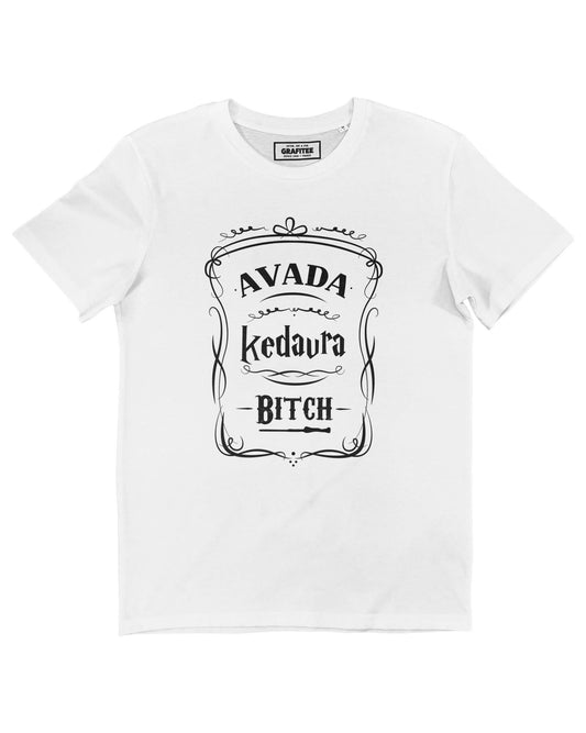 T-shirt unisex in cotone biologico con stampa Avada Kedavra