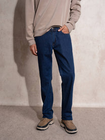 Jeans uomo in denim elasticizzato