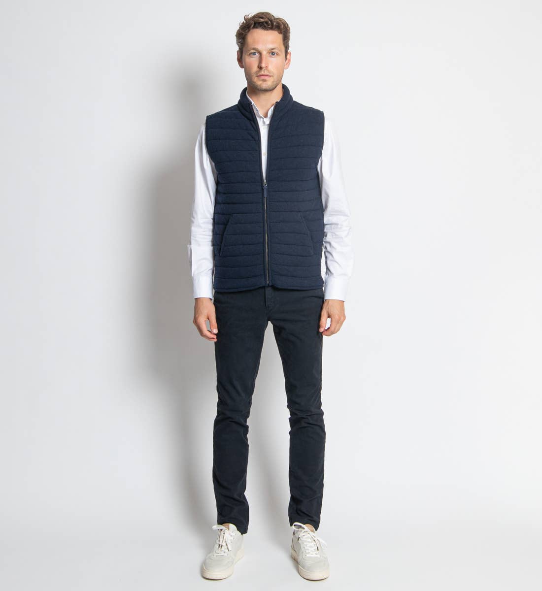 Gilet imbottito Pocket Brunch blu marino