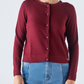 Cardigan in maglia con bottoni