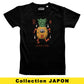 T-shirt Yokai Pineapple con grafica giapponese vintage