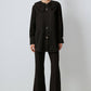 Camicia oversize con cuciture a contrasto e maxi tasche