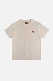 T-shirt pigmentata bianca “Life by the Sea VII”