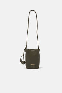 Borsa a tracolla in finta pelle liscia