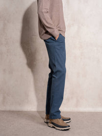 Pantaloni chino in cotone elasticizzato da uomo