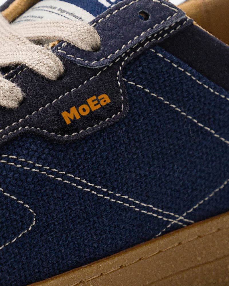 Sneakers vegane blu navy in pelle di fungo
