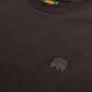 T-shirt Essenziale Nera in Cotone Biologico