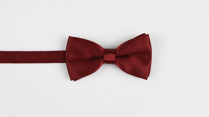 Papillon bordeaux pre-annodato regolabile