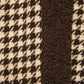 Cappotto in pelliccia sintetica pied de poule