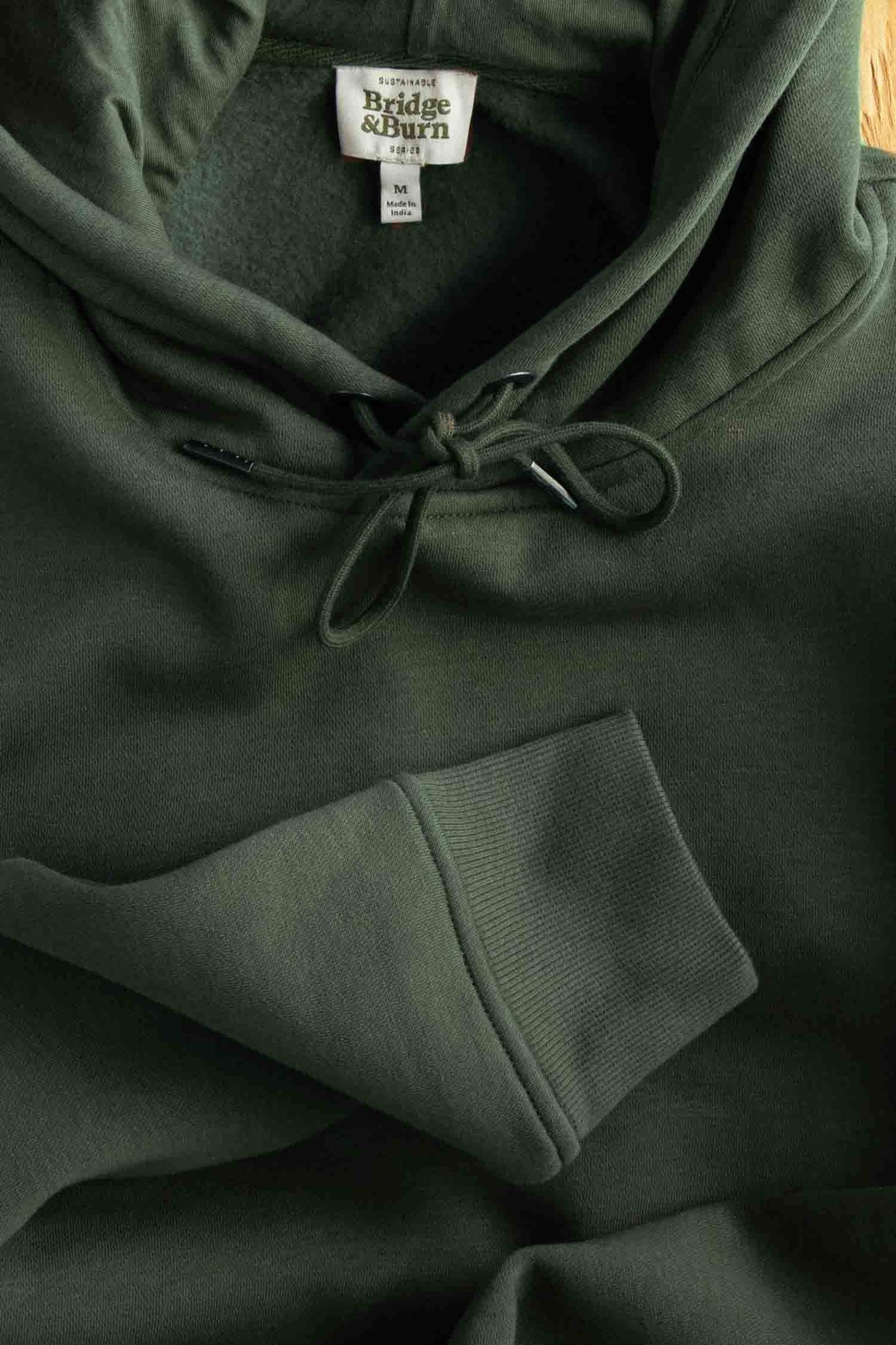 Felpa con cappuccio Williams verde foresta