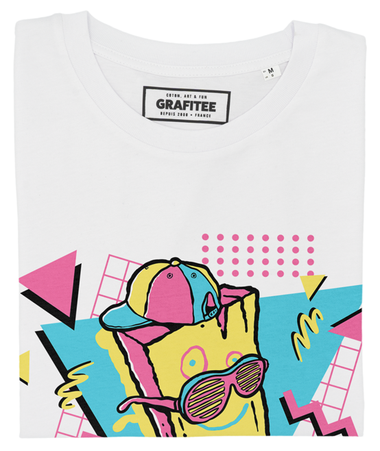 T-shirt unisex "Let’s Plank" in cotone biologico con stampa pop
