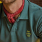 Polo Novak in cotone piqué verde quercia