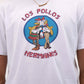T-shirt unisex bianca con stampa Los Pollos Hermanos