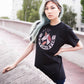 T-shirt unisex Optimistic con grafica unicorno