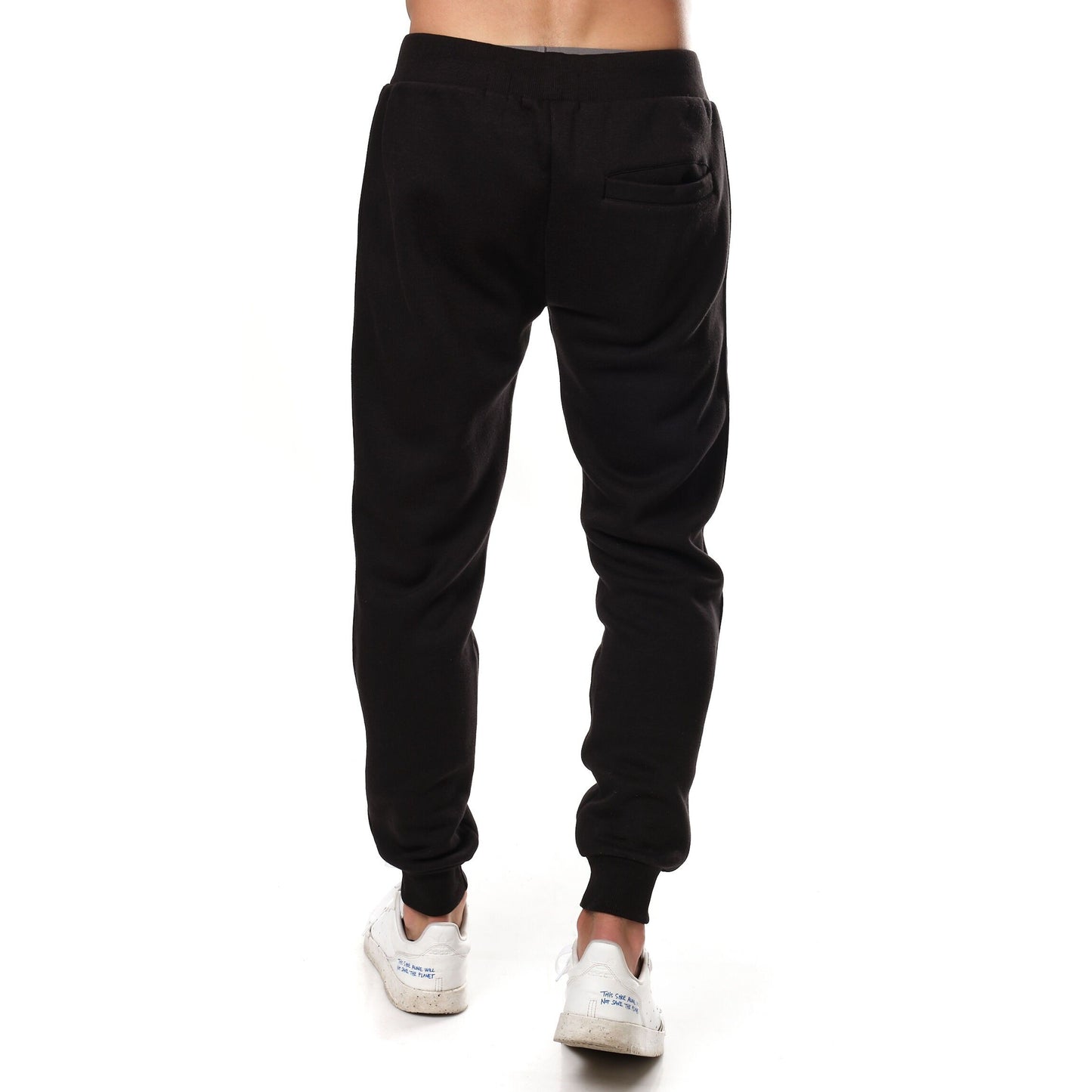 Pantaloni jogger in pile neri Nico