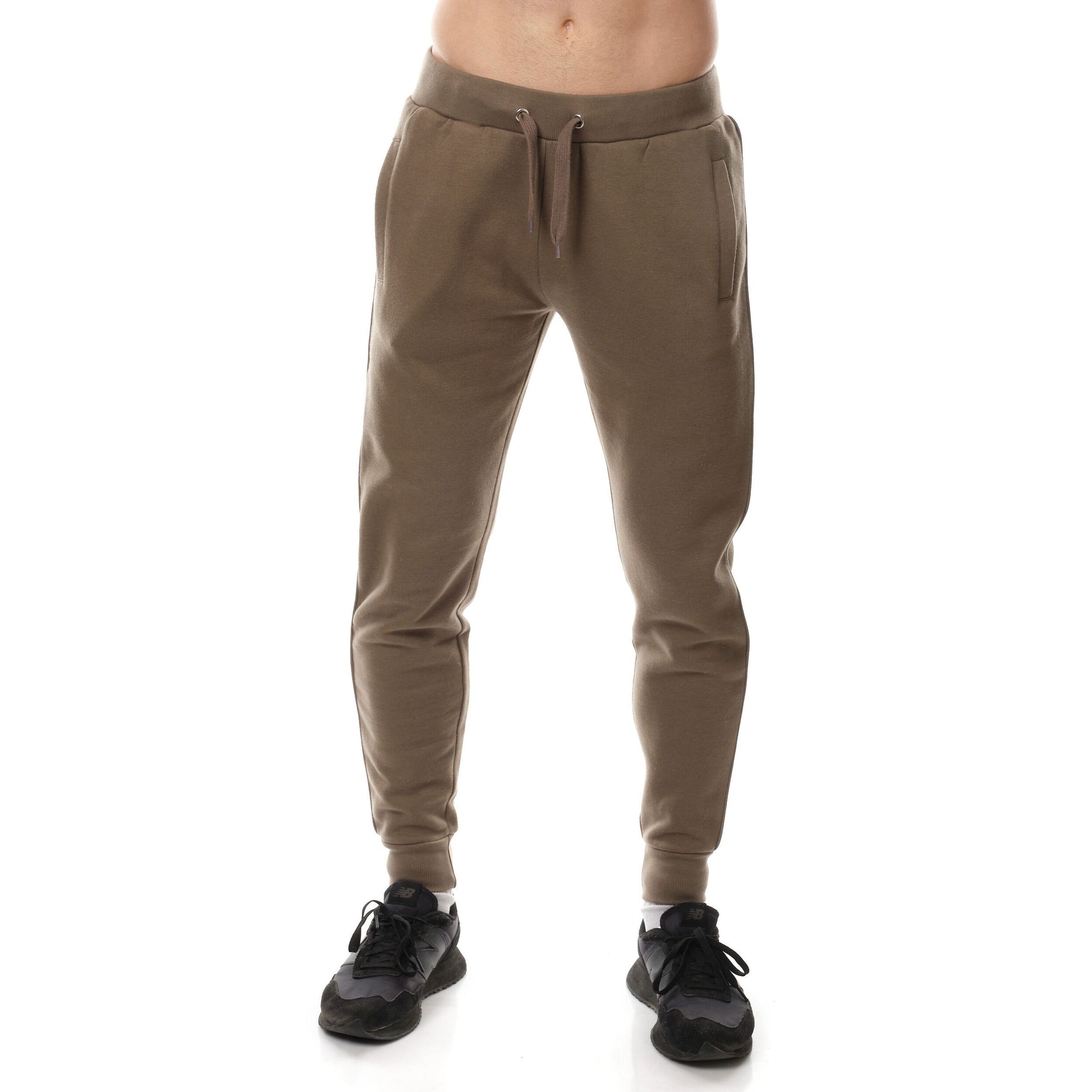Pantaloni Jogger Nico in Pile Kaki