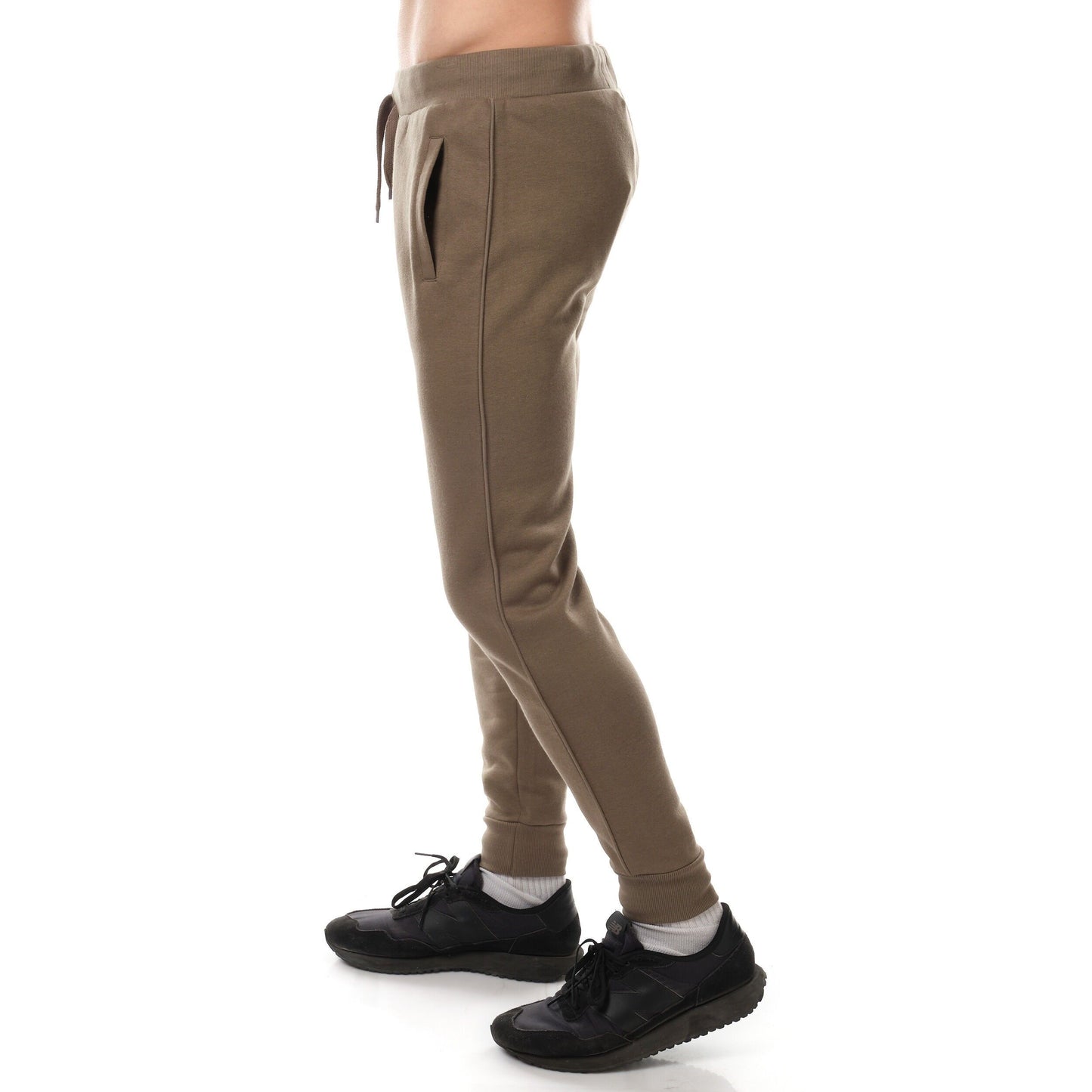 Pantaloni Jogger Nico in Pile Kaki