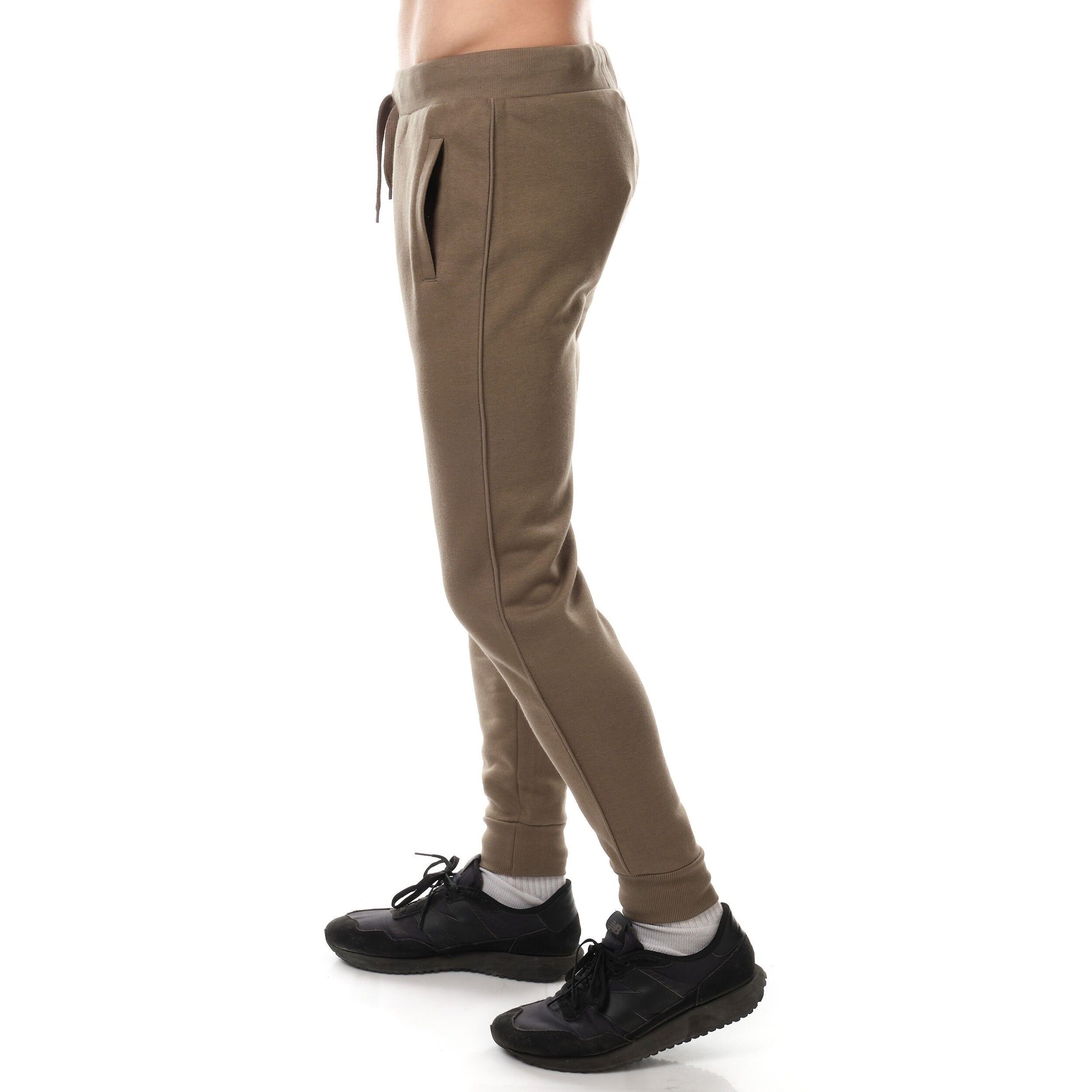 Pantaloni Jogger Nico in Pile Kaki