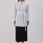 Camicia in popeline con cintura