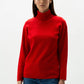 Maglione dolcevita in misto cashmere senza cuciture