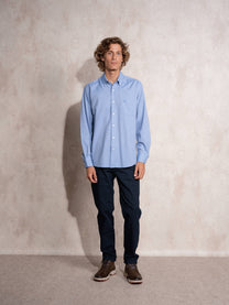 Camicia Oxford uomo in cotone misto