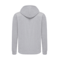 Felpa con cappuccio grigio tempesta in cotone organico