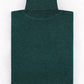 Maglione dolcevita effetto cashmere verde taglie curvy