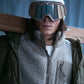 Giacca in pile sherpa Wet Sand Gstaad