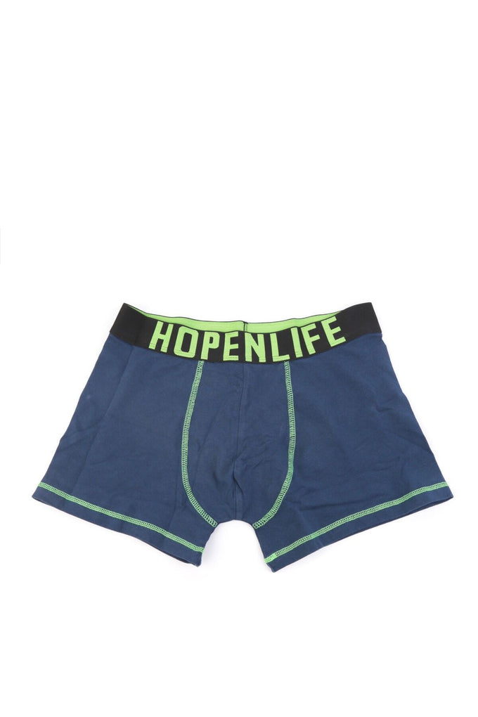 Boxer uomo Hopenlife in cotone con elastico logo (pack assortito)