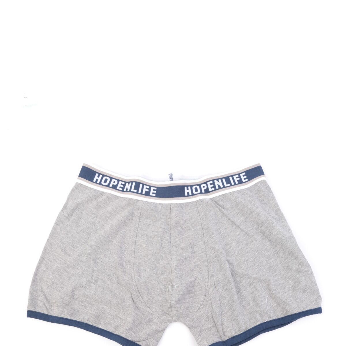 Boxer Uomo in Cotone USADAS Grigio/Nero in Confezione Assortita