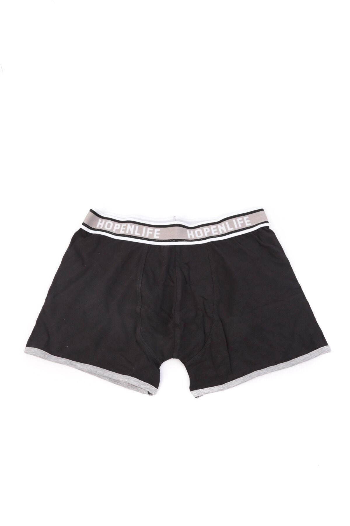 Boxer Uomo in Cotone USADAS Grigio/Nero in Confezione Assortita