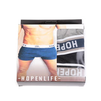 Boxer Uomo in Cotone USADAS Grigio/Nero in Confezione Assortita