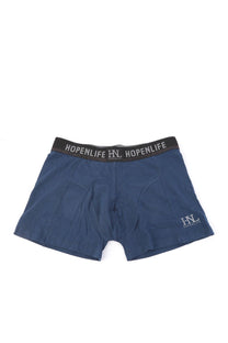 Boxer uomo tinta unita antracite e blu navy in confezione assortita