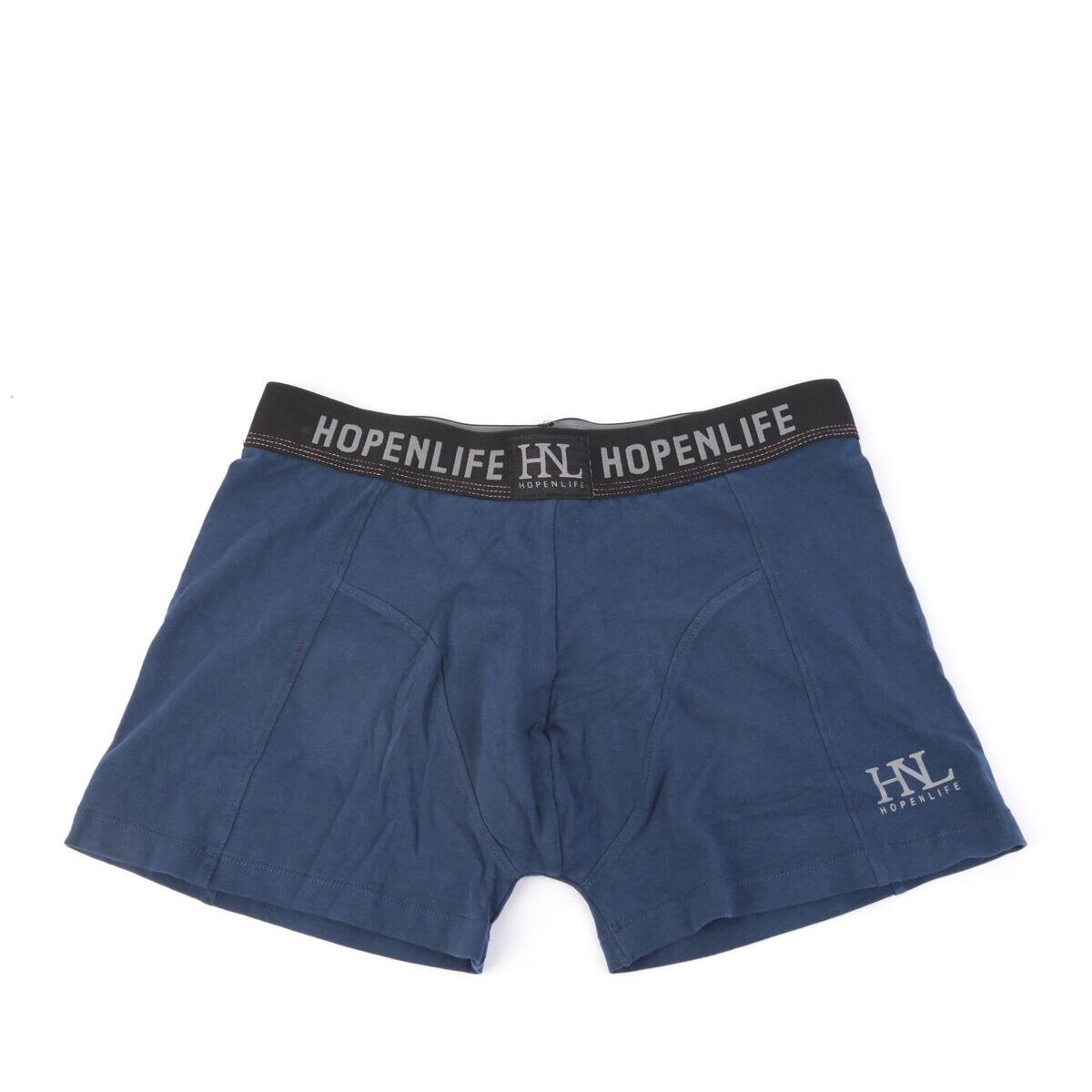 Boxer uomo tinta unita antracite e blu navy in confezione assortita